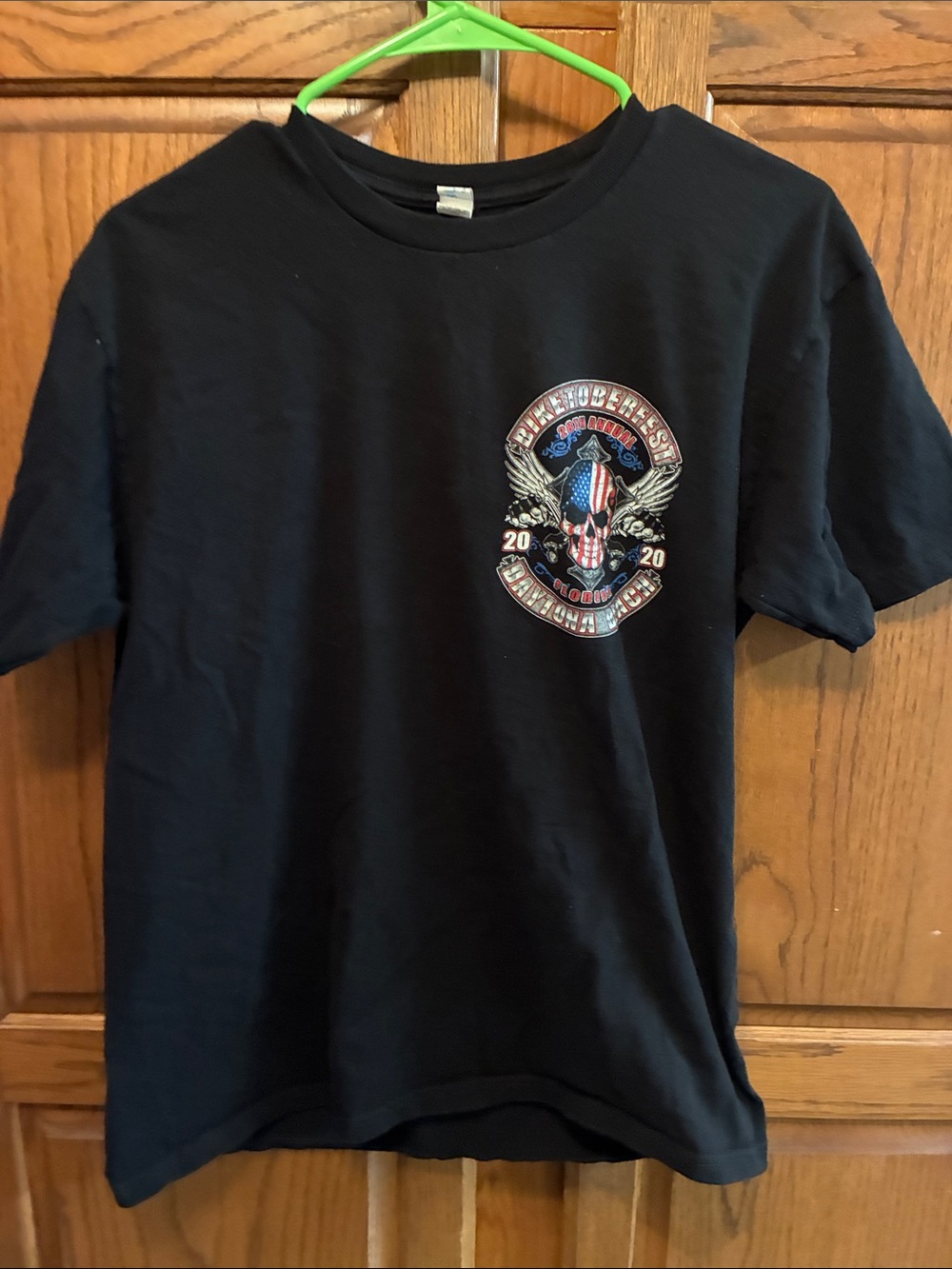 Black Short Sleeve Biketoberfest womens size m or could be mans small